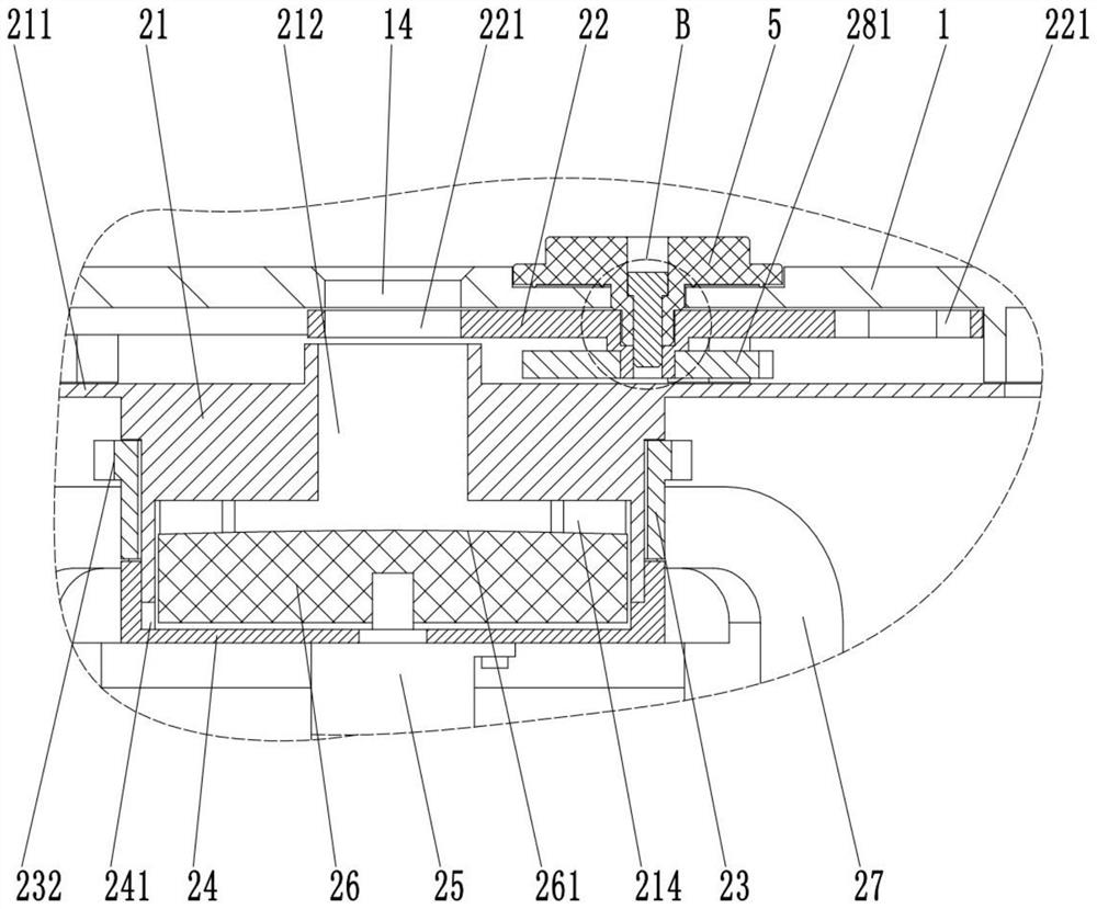 Chip storage mechanism for sand table simulation teaching