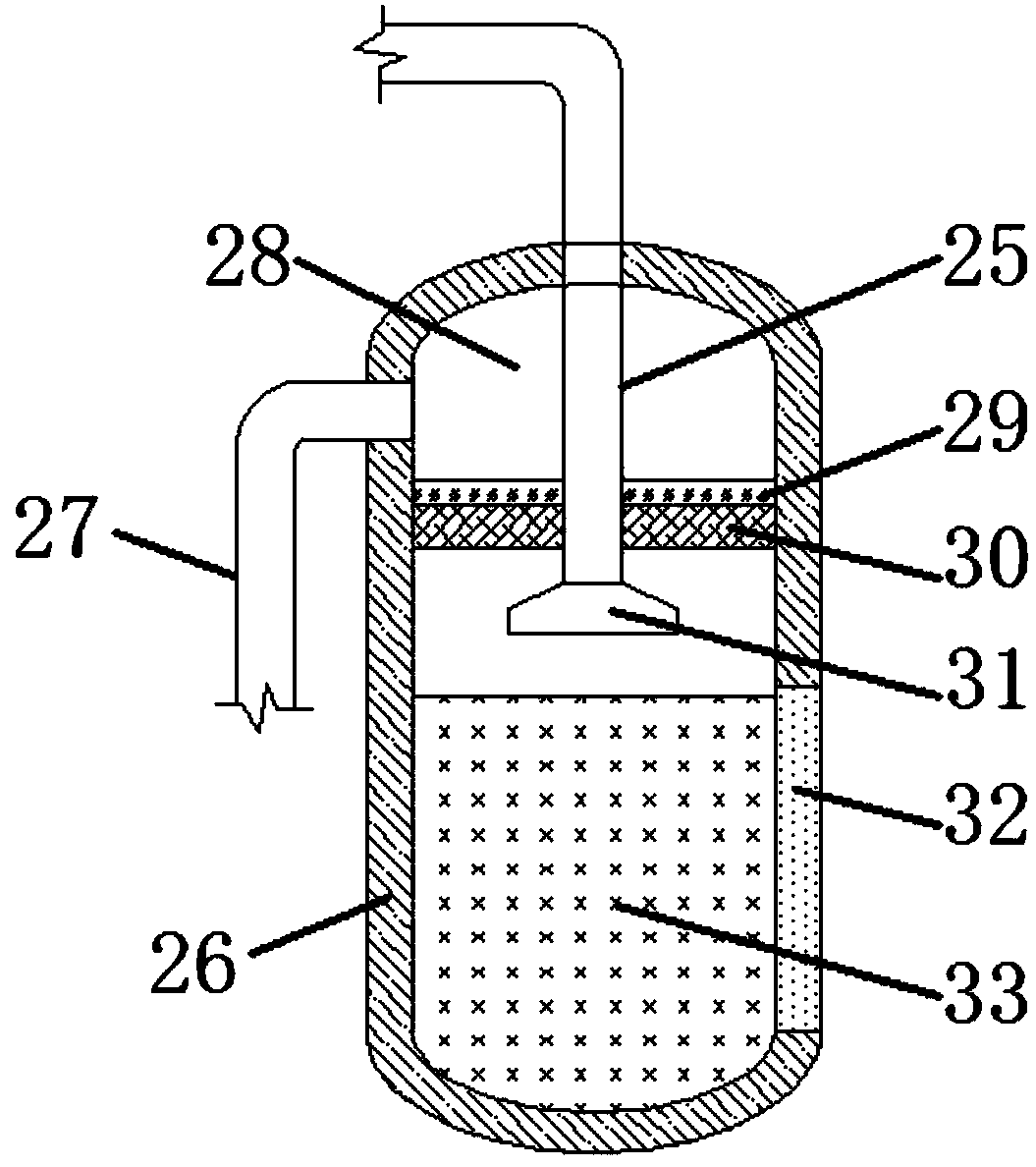 Energy-saving down feather scattering and drying device