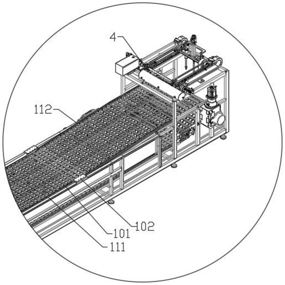 Water cooling device for hot filling process