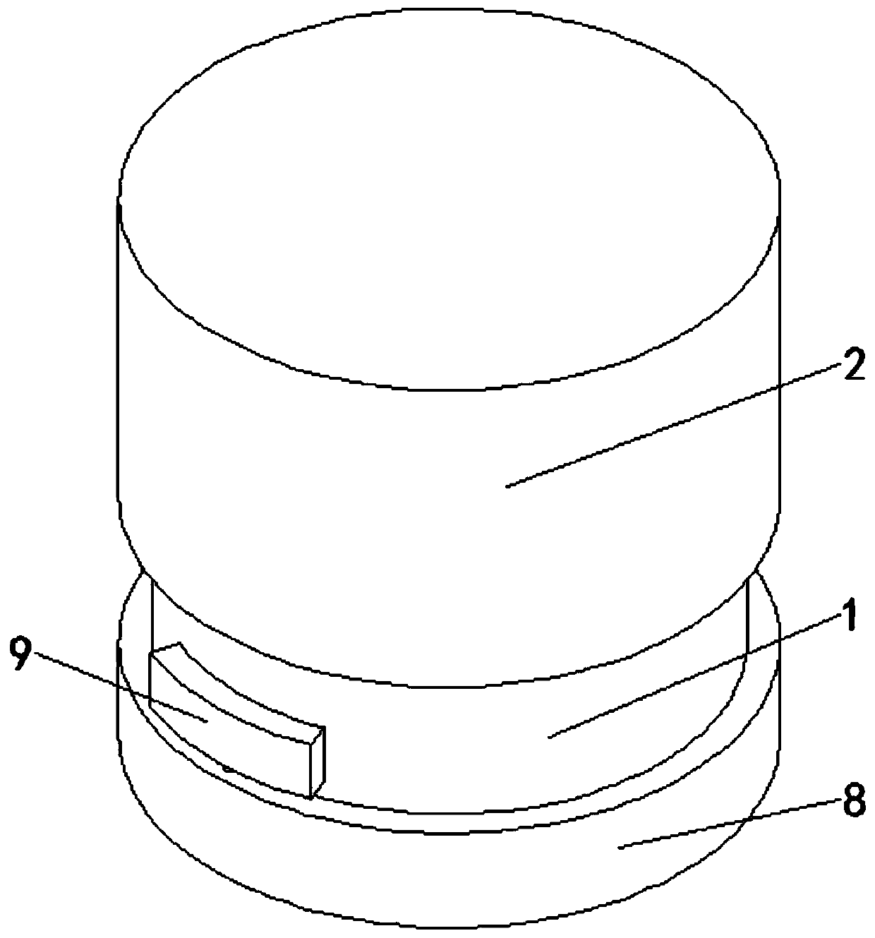 Hydraulic weighing sensor