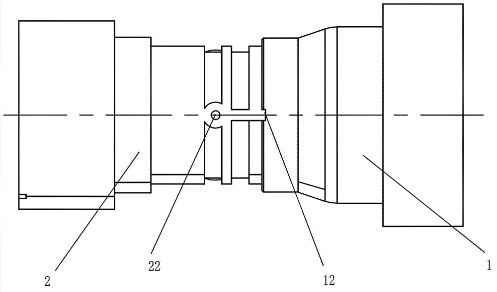 Structure for ensuring coaxiality of assembled lens cones
