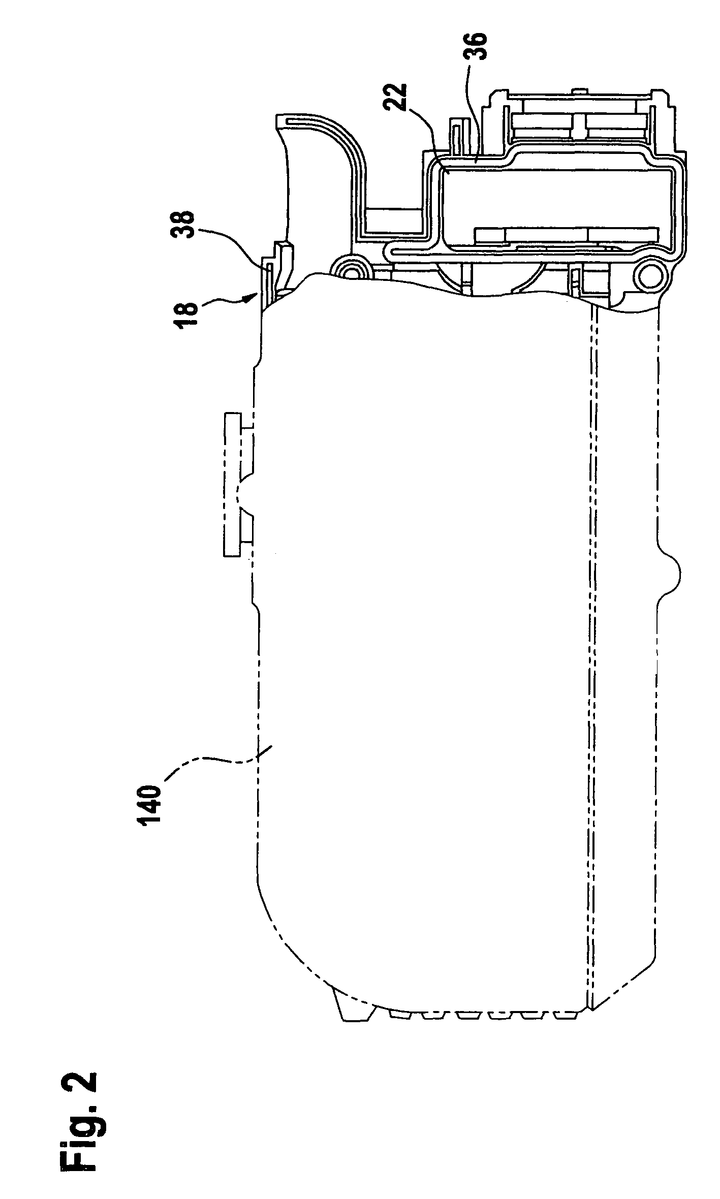 Sealing element for housing of a hand power tool