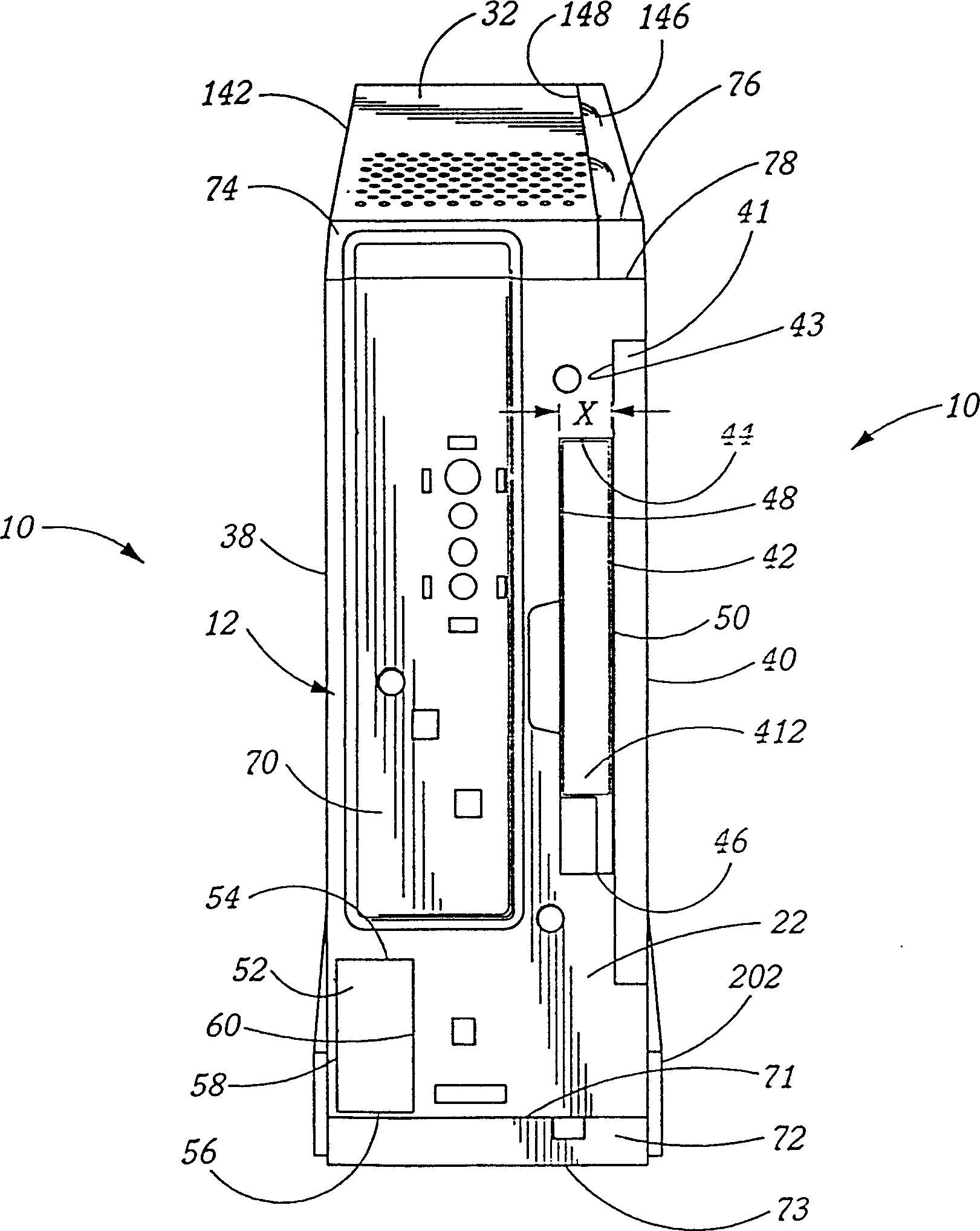 Computer with modular power assembly