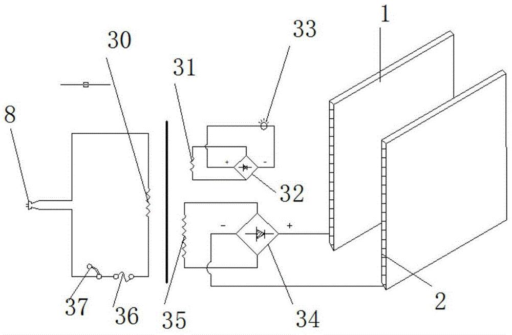 A device for removing iron and manganese from groundwater in a high-voltage electrostatic field