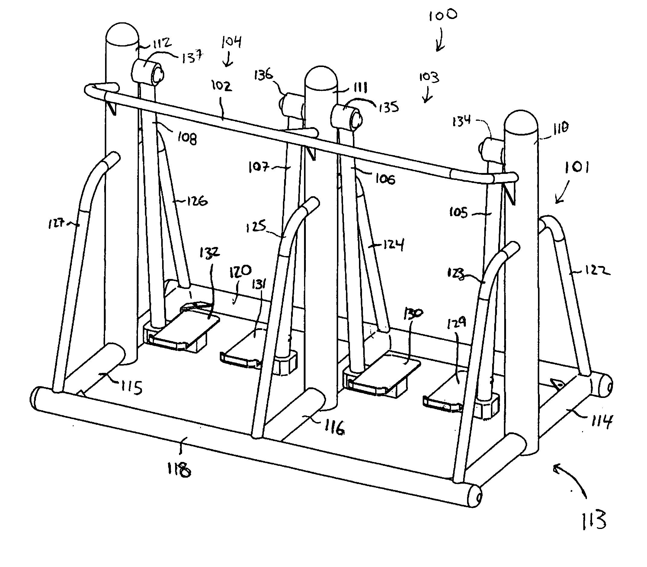 Multiple-person walking simulator