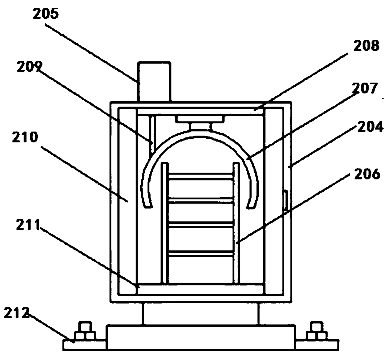 Composite material-based elastic suspender and preparation method thereof