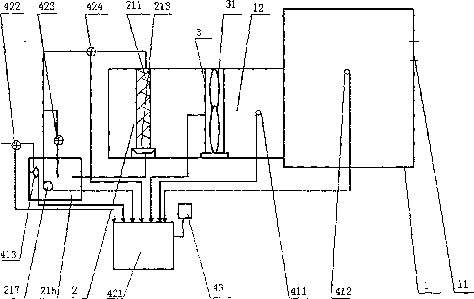 Grain depot humidity control method and its ventilating system