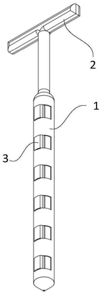 Soil sampling device and soil improvement monitoring method