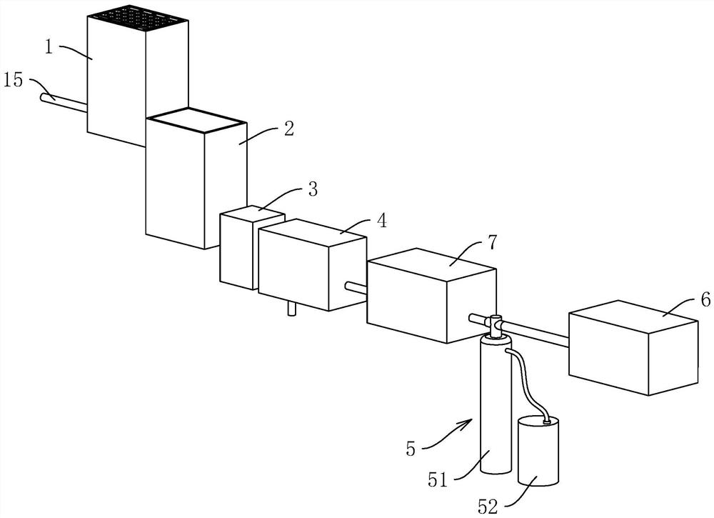 A sponge city seepage structure and sponge city water circulation system