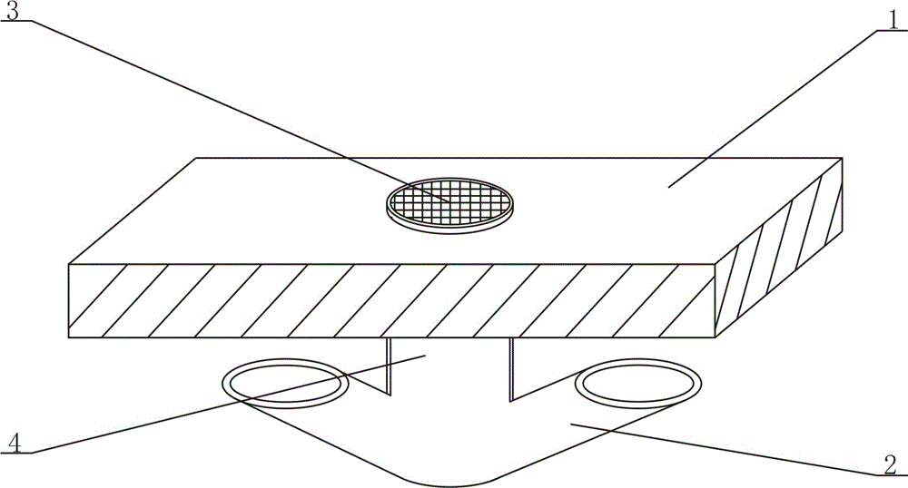 Sweet potato cellar special-purpose ventilation duct