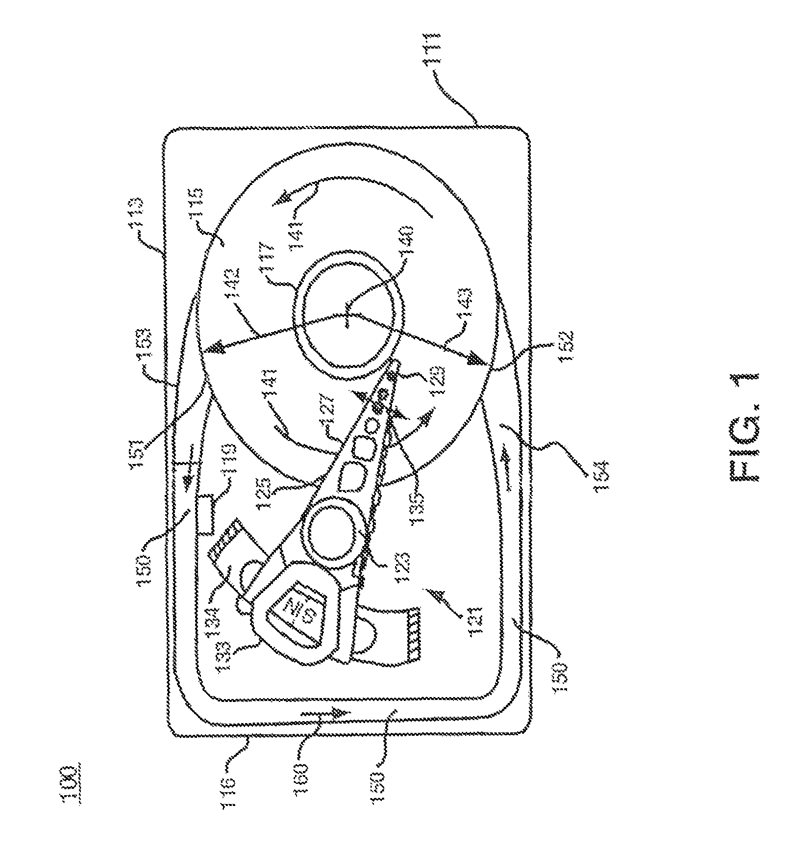 Apparatus and method for reducing particle accumulation in a hard disk drive