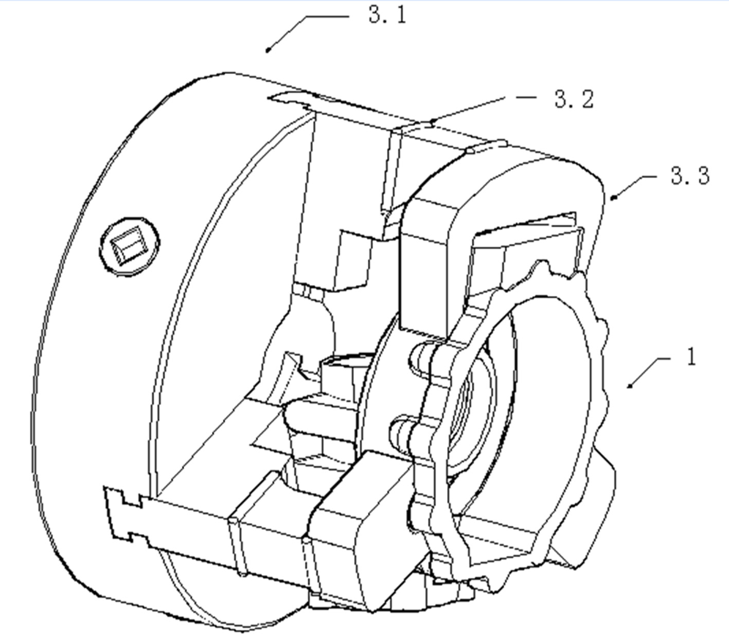 Three-jaw chuck