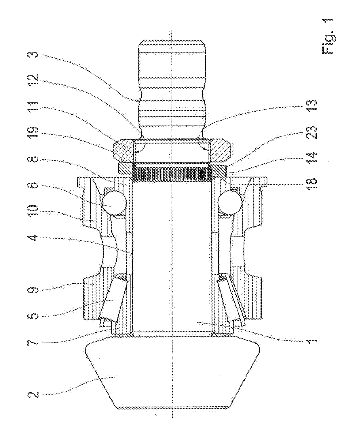 Device for securing a tension element against unintentional release