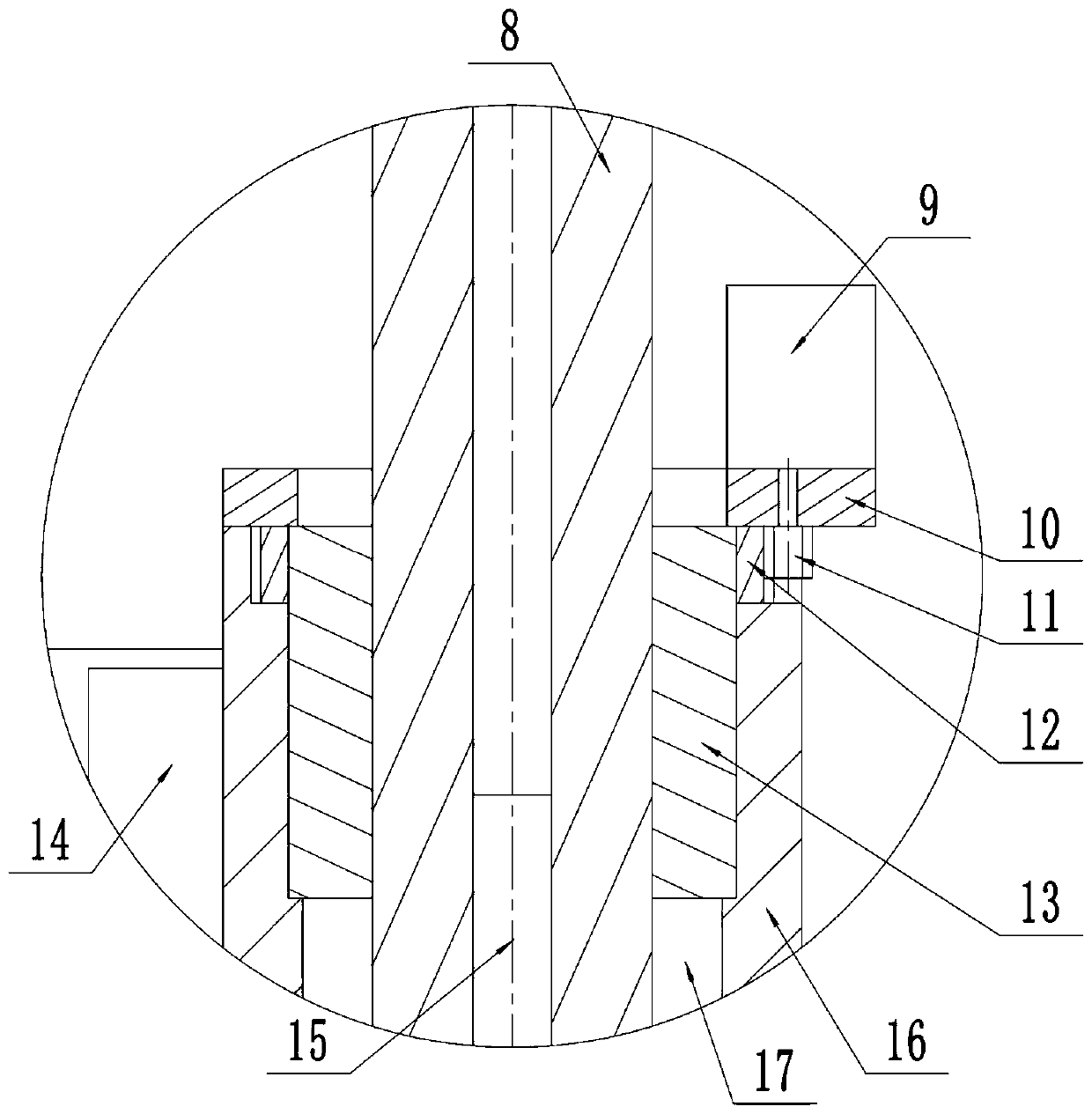 Device for alleviating liver and gallbladder postoperative pain