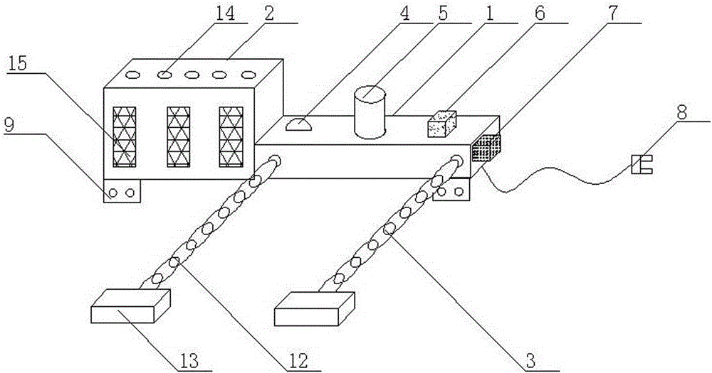 Multifunctional double chain type window opening device