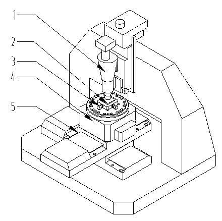 Precise main shaft rotation accuracy detecting device and method