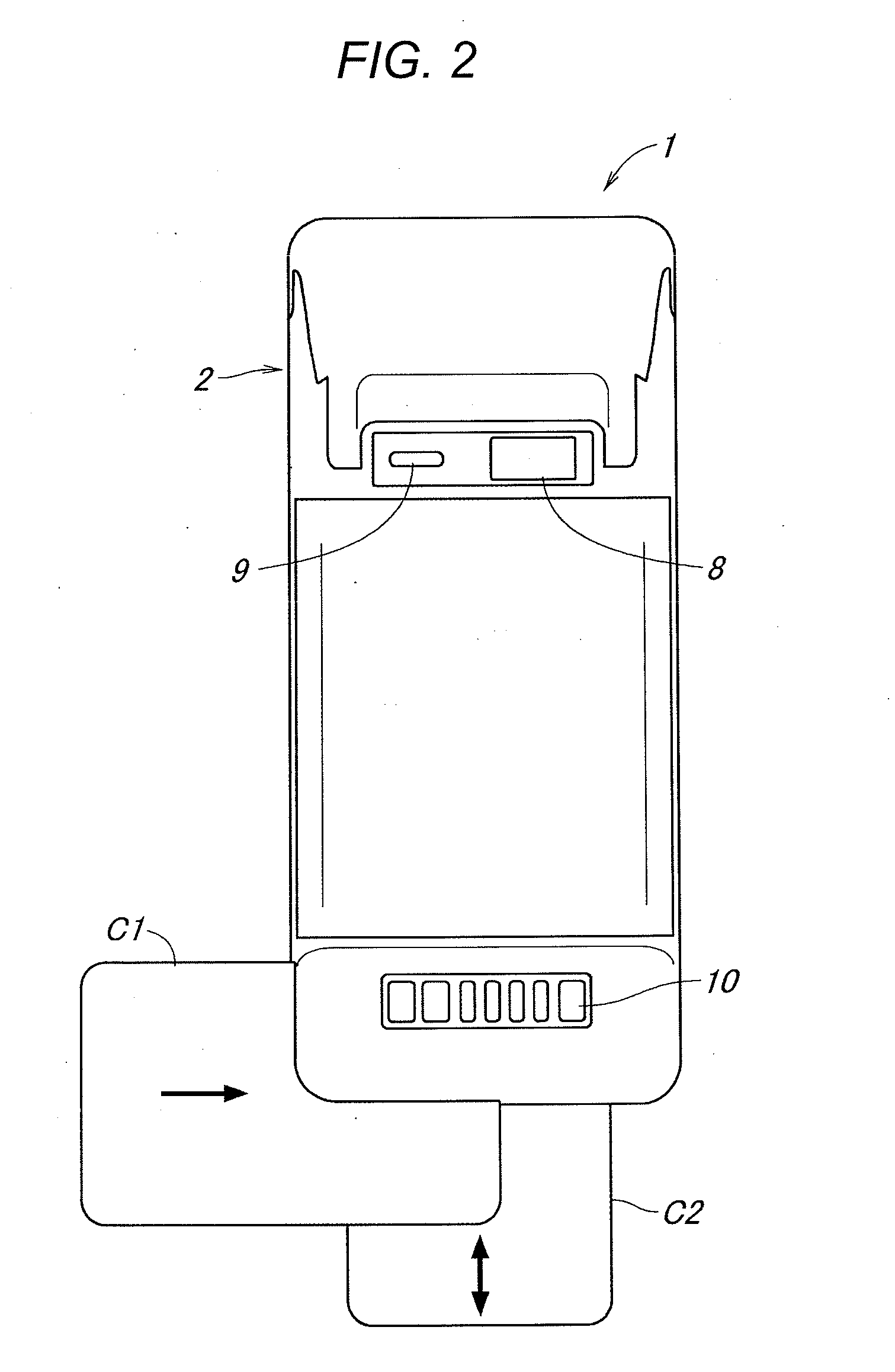 Docking device, transaction processing system, and notification method