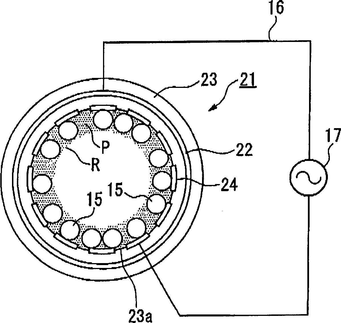 Method and apparatus for gas treatment using non-equilibrium plasma