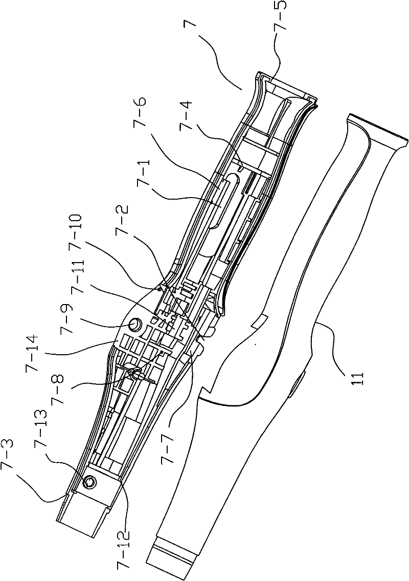 Automatic safety device of disposable automatic safety circular anastomat