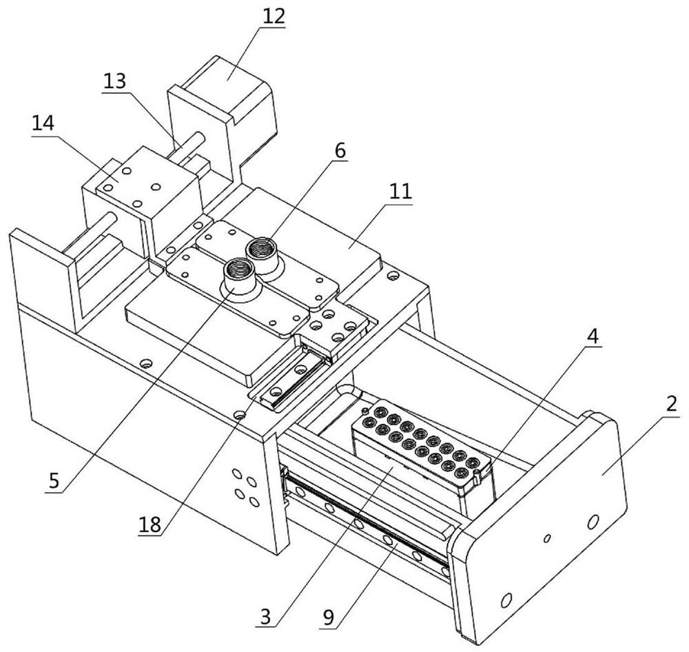 Chip flushing device