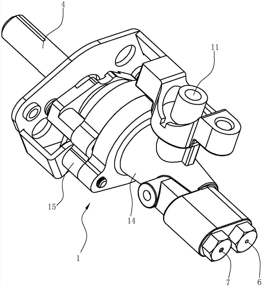 Double-injection gas valve