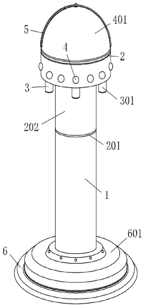 Book supervision and early warning device for unattended intelligent library and using method