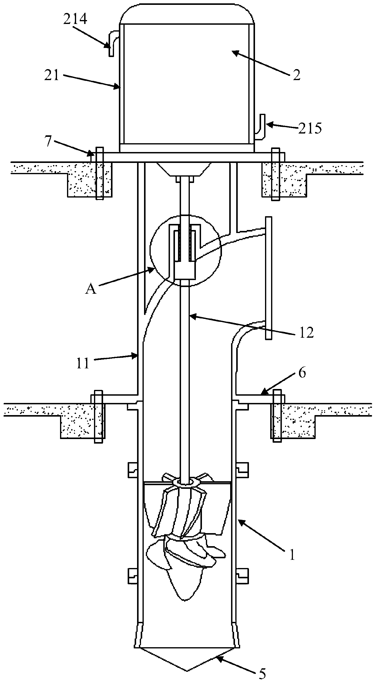 Novel axial flow pump