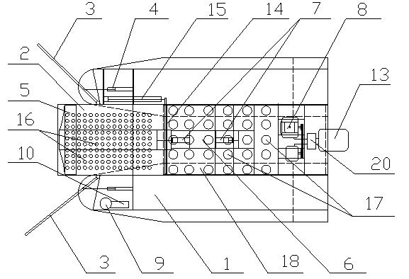 Method and device for collecting garbage floating on water surface