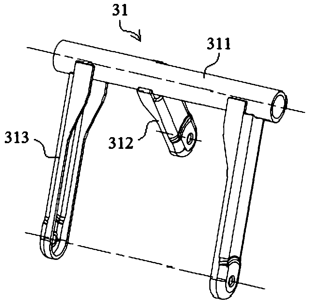Seat and leg support mechanism