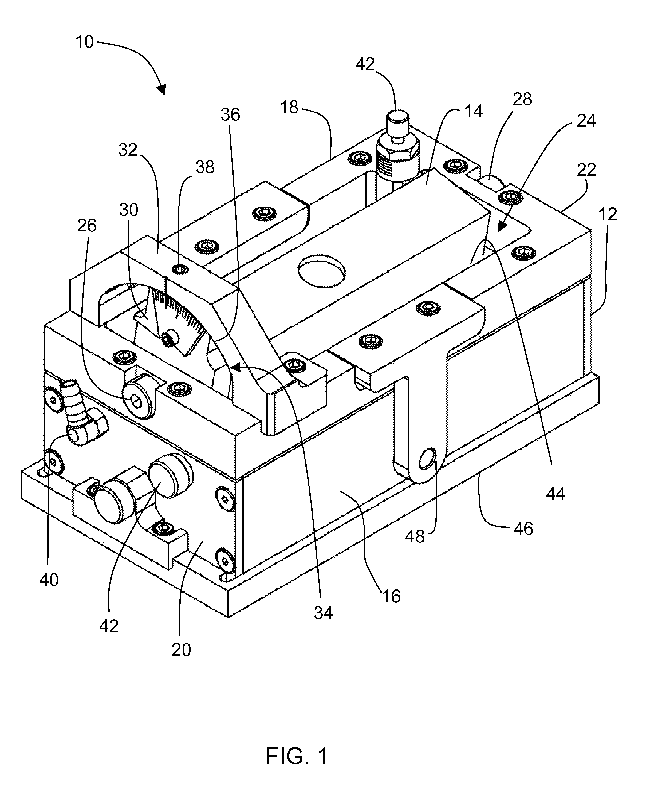 Phased array ultrasonic water wedge apparatus