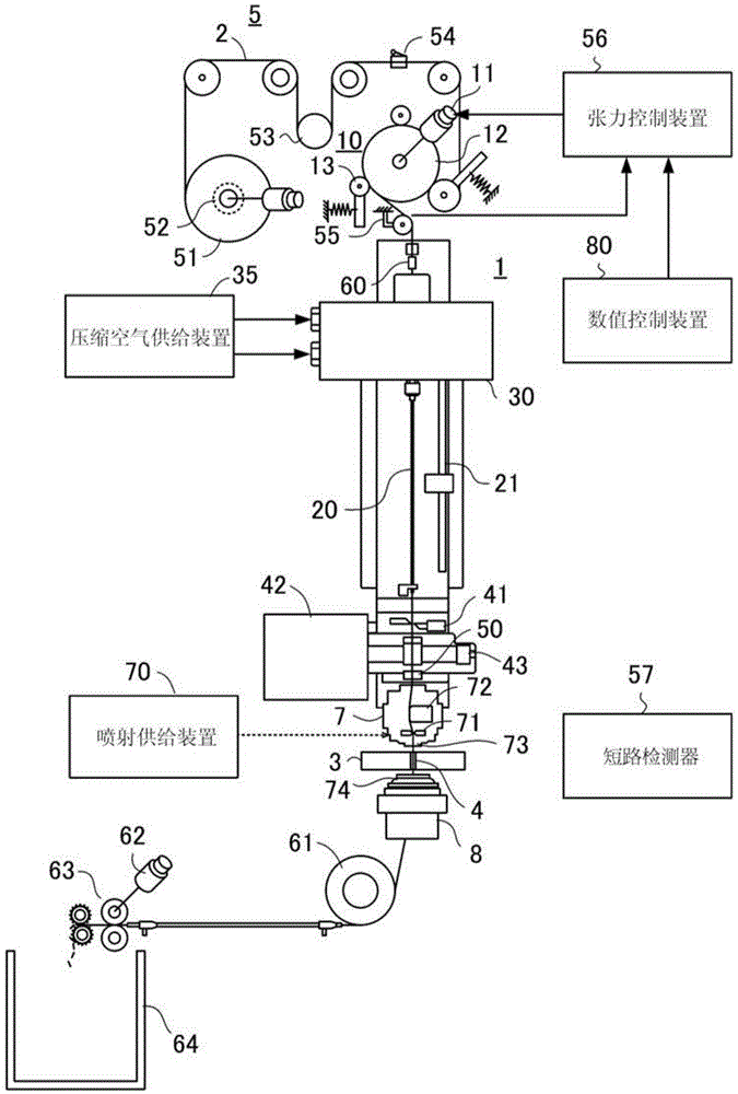 Wire electrical discharge machining device and method