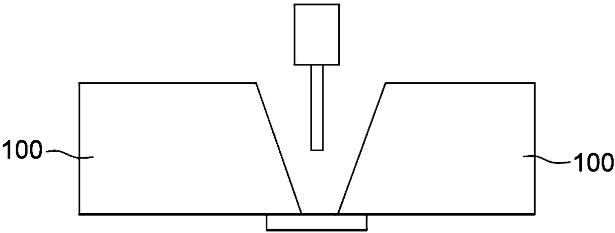 Thick plate vertical butt joint welding method