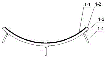 Inflation tank type solar collecting lens device