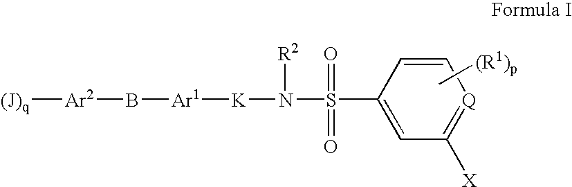 Substituted Heteroaryl- and Phenylsulfamoyl Compounds