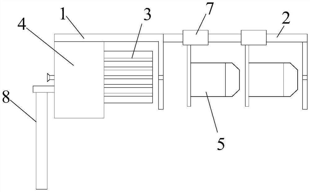 Warping yarn tension control method