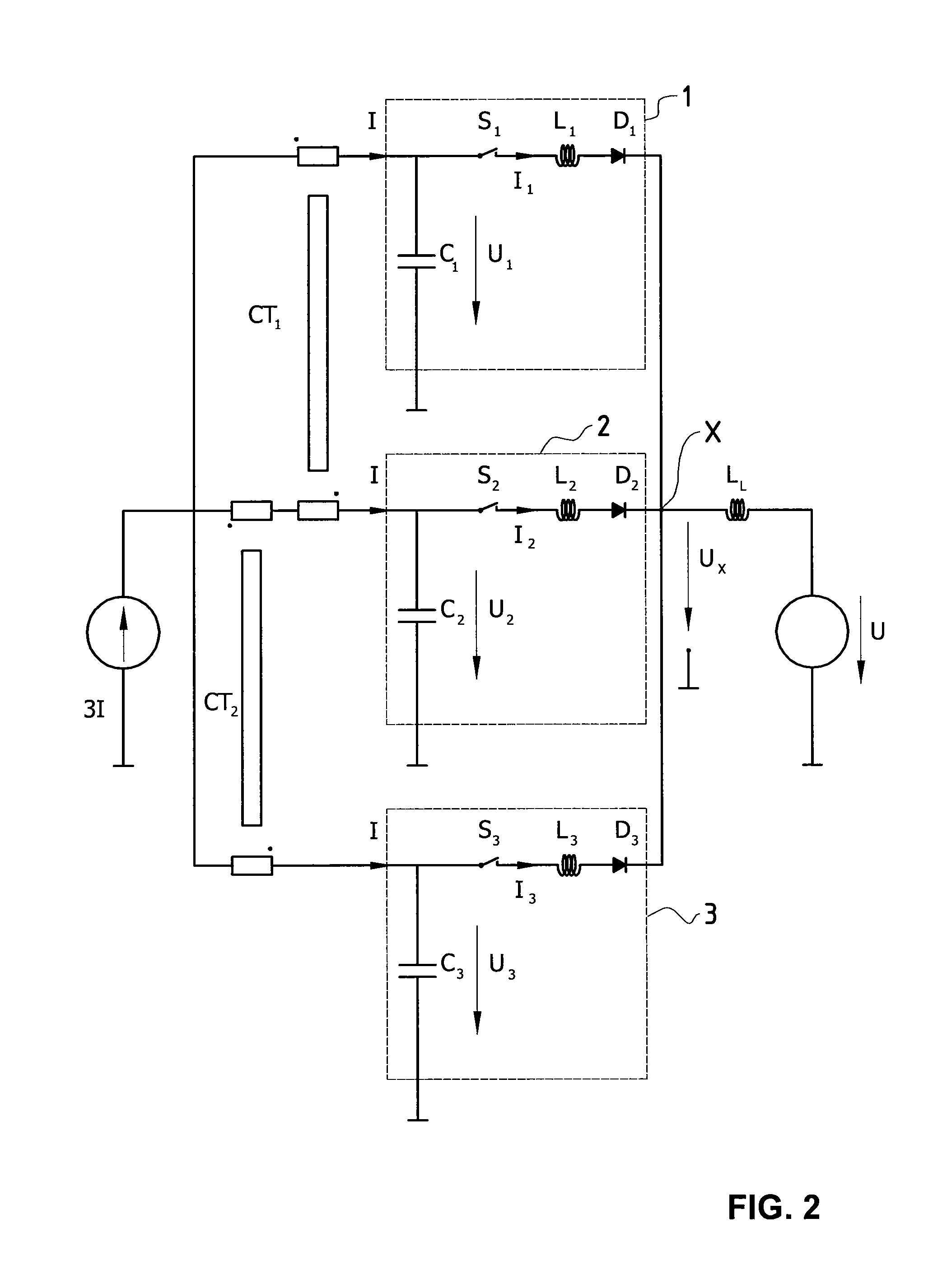Multiphase soft-switched DC-DC converter