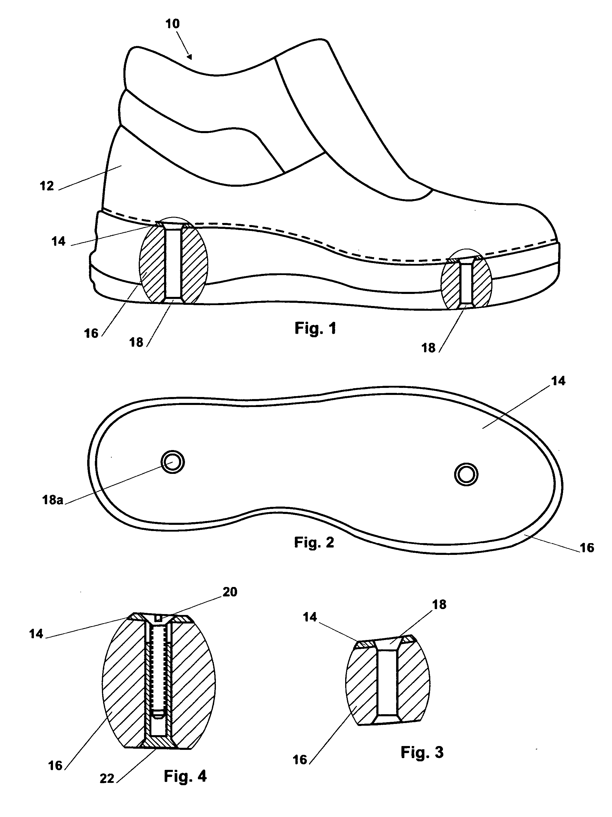 Shoes with electrostatical grounding