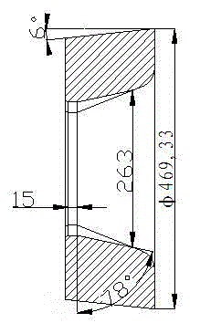 Method for forming large-diameter stainless steel square tube