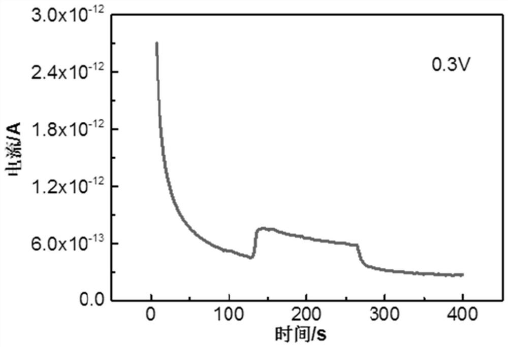 Method for simulating nerve synaptic function by utilizing light and proton coupling effect