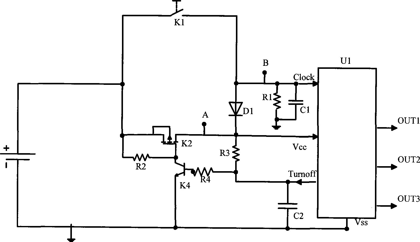 Multipath output circuit