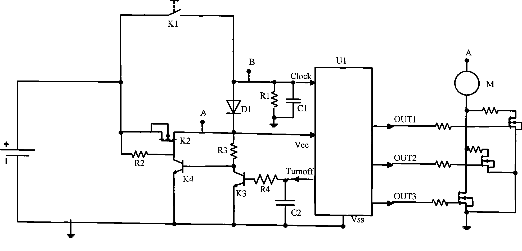 Multipath output circuit