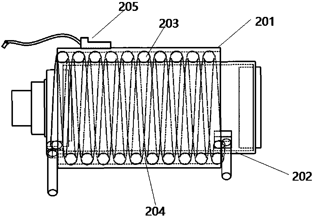 Coal mine dust-removing device based on ultrasonic atomization and condensation