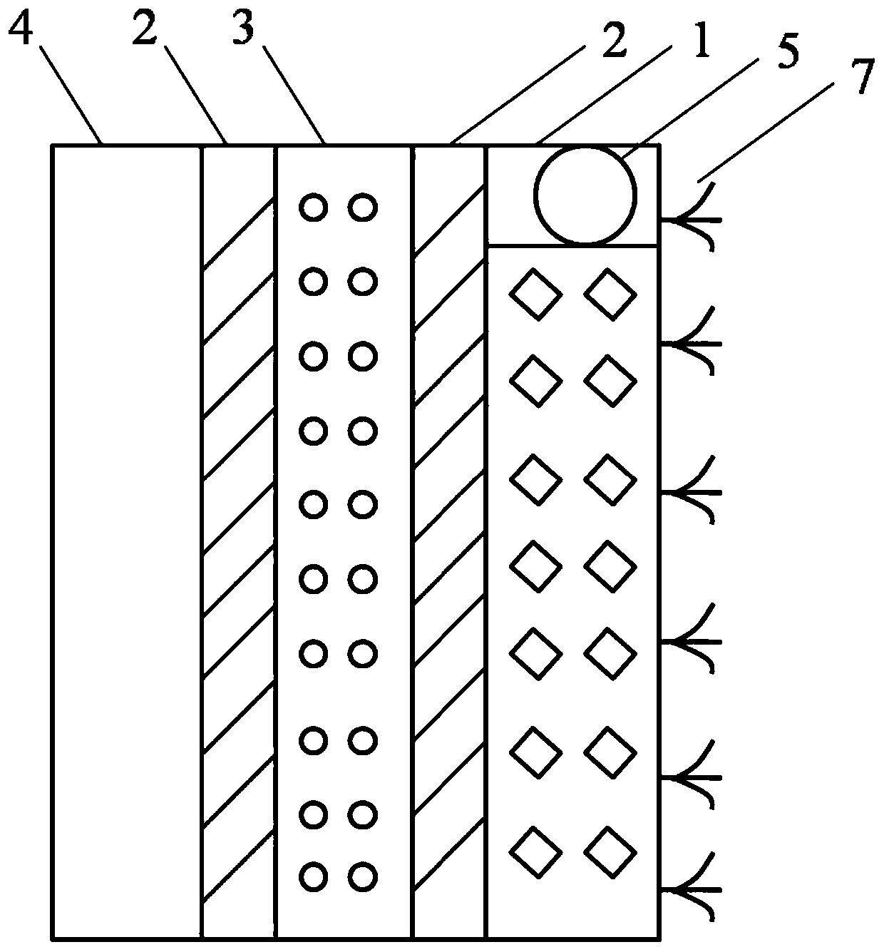 Multifunctional ecological outer wall and preparation method thereof