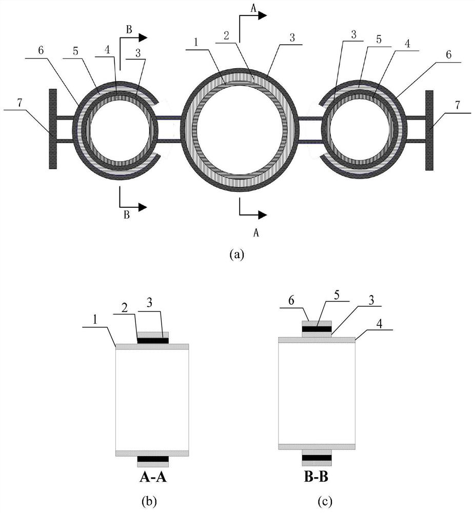 Hoop type double-layer vibration isolator suitable for underwater glider and method