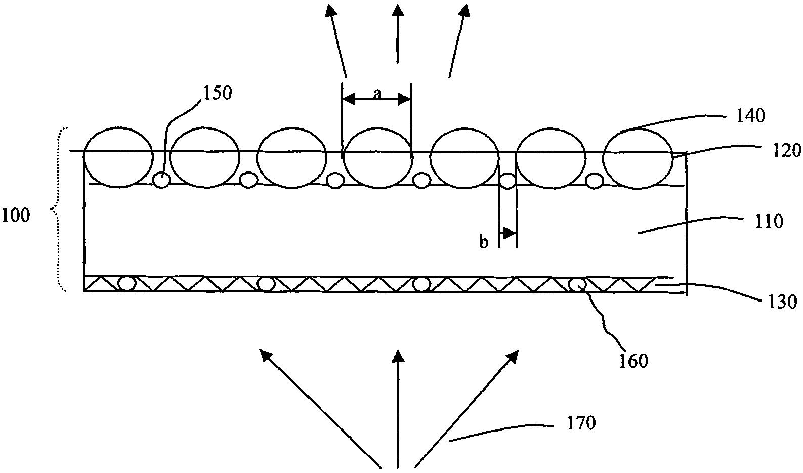 Optical diffusion thin film and LCD device using the optical diffusion thin film