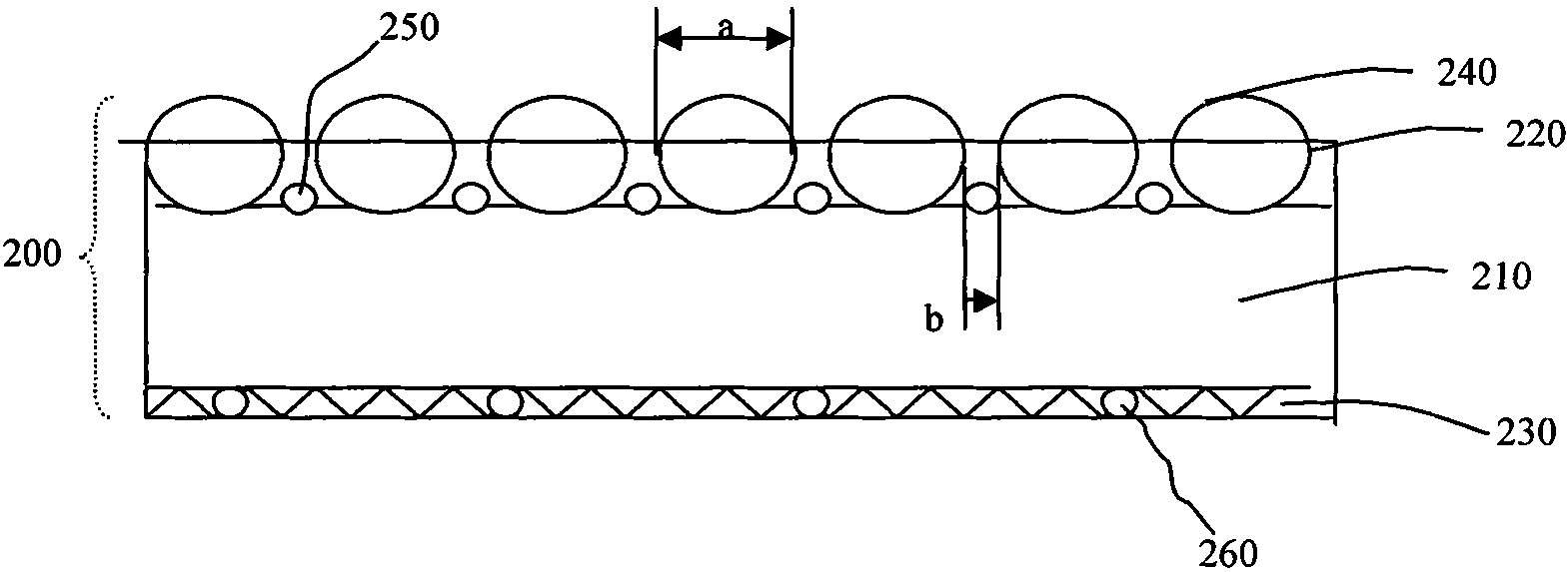 Optical diffusion thin film and LCD device using the optical diffusion thin film