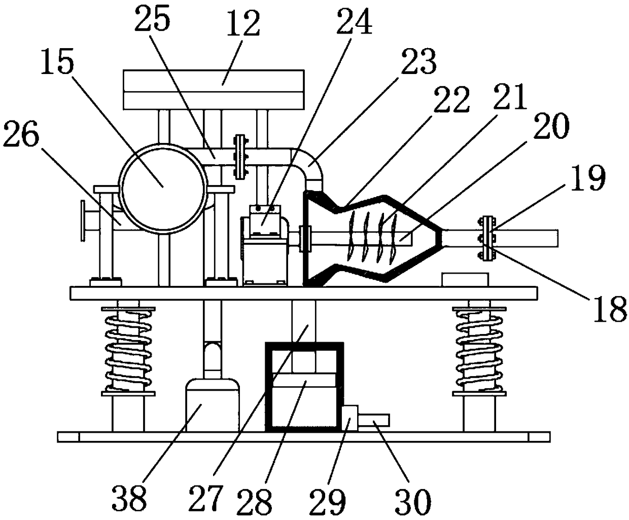 Efficient centrifugal chemical pump