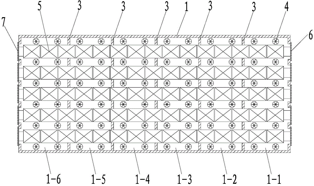 A kind of drying chamber of sintered wall material green body with frame bent structure