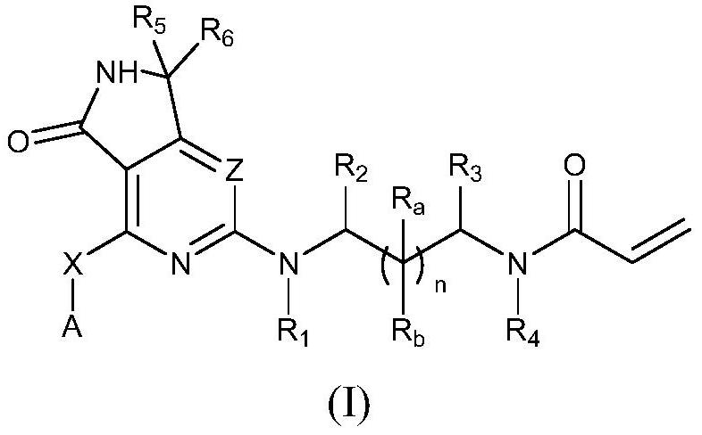 4, 6, 7-trisubstituted 1, 2-dihydropyrrolo [3, 4-c] pyridine/pyrimidine-3-ketone derivative and application thereof