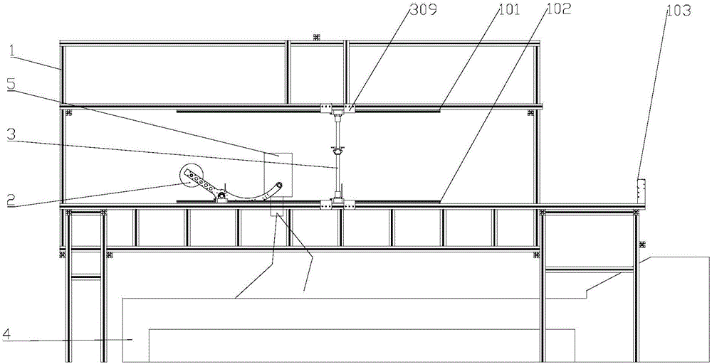 Planar two-foot robot movement testing platform